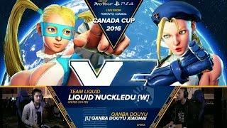 NuckleDu (R. Mika) vs Xiao Hai (Cammy) - Grand Finals - Canada Cup 2016