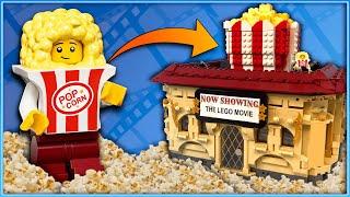 I built a WORKING LEGO Movie Theater... 