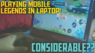 PLAYING MOBILE LEGENDS IN PC/LAPTOP!