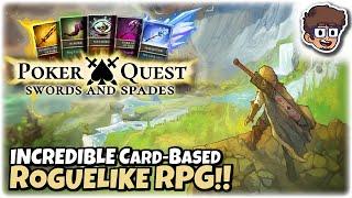 INCREDIBLE Card-Based RPG Roguelike!! | FULL RELEASE | Let's Try Poker Quest: Swords & Spades 1.0