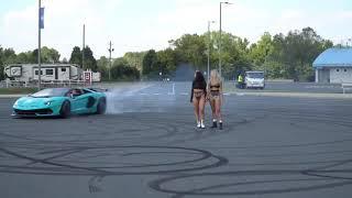 Drifting a $900,000 Lamborghini Aventador SVJ!