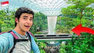 El aeropuerto MÁS BONITO del MUNDO ️  | Singapur Changi Airport