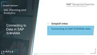 Sourcing Data from S4 HANA in SAP Analytics Cloud