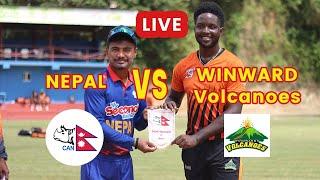 (LIVE) NEPAL VS WINWARD VOLCANOES CRICKET T20 | 1st Game.