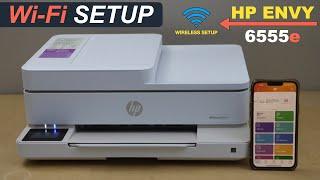 HP Envy 6555e Wi-Fi Setup, Connect To Wireless Network.....!!