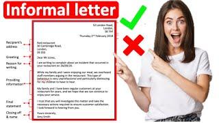 How to write an informal letter| All you need to know!