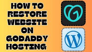 How To Restore Full Website Backup Via cPanel in 2024 - Godaddy Hosting @RockingSupport#godaddy