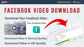 fbdownloader || how to download facebook videos || download fb videos 