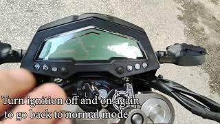 Zontes G1 - How to get to Voltmeter Mode (All Models)