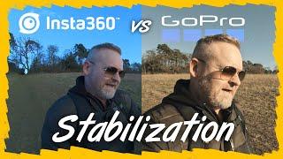 GoPro Hero 10 vs Insta360 One X2 //STABILIZATION Comparison