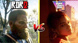 GTA 6 vs RDR2 - GRAPHICS COMPARISON