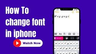 how to Change Font in iPhone 
2023|| Azeem’s tech