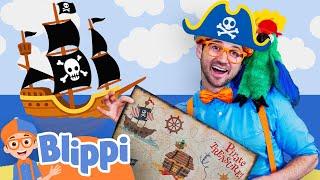 Blippi the Pirate, Arrgg! | Educational Videos for Kids