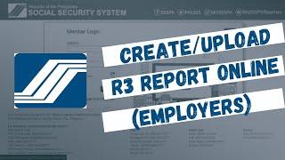 How to Create R3 Contribution Collection List on SSS Website Online (Employer Account)