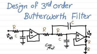 Third-order Butterworth Filter Design and Transfer Function