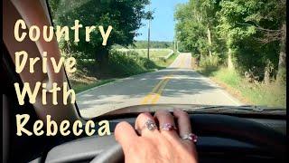 ASMR Country Drive with Rebecca (Soft Spoken) Lush green scenery (No Talking version later today)