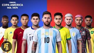 Copa America 2024 Kitpack - PES 2021 & FL24