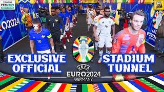 EXCLUSIVE | EURO 2024 Official Stadiums Tunnel | Download & Install | Super Games Mods | PES 2021
