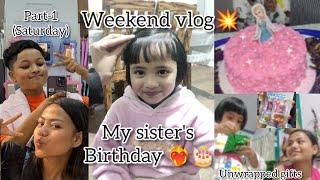 weekend vlog  (part -1)Birthday celebration ️‍