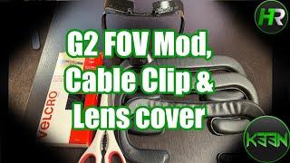 HP Reverb G2 - How-to install face gasket mod with better cable clips & lens cover