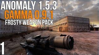  ГАММА С ДОПОЛНЕНИЯМИ! STALKER ANOMALY 1.5.3 СБОРКА GAMMA 0.9.1 + FROSTY WEAPON PACK! #1