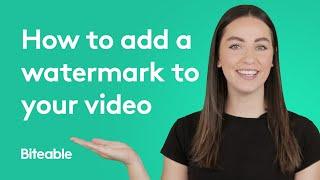 How to add a watermark to your video