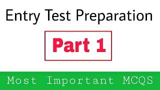 Entry Test Preparation 2023||General Knowledge mcqs For Entry Test