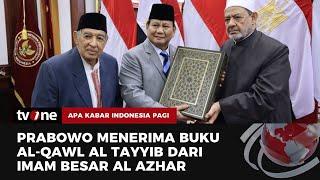 Menhan Prabowo Terima Kunjungan Imam Besar Al Azhar Mesir | AKIP tvOne
