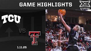 #11 TCU vs. Texas Tech Game Highlights | 2024-25 Big 12 Women's Basketball