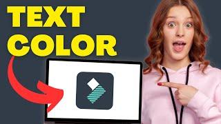 How To CHANGE TEXT Color in Filmora 2023 (QUICKY and EASY)