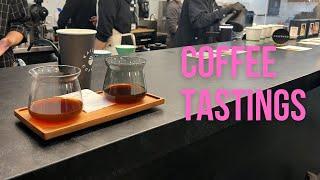 Comparative Coffee Tastings in a Cafe!