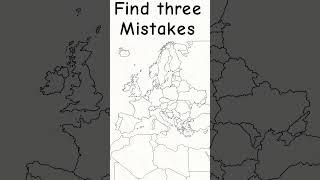 Find three mistakes #history #mapper #country #mapping #geography #europe #map #viral #rome #fyp