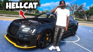 I put a HELLCAT ENGINE in my CAR and DROPPED BODIES in GTA 5 RP..