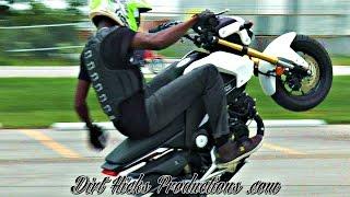 HONDA GROM STUNT SESSION - MATT, DOM & GRAMPION - MSX125 STUNTING - DIRT HICKS PRODUCTIONS