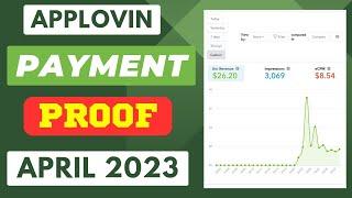 Applovin payment proof | Applovin self click payment proof | as developers | applovin march proof