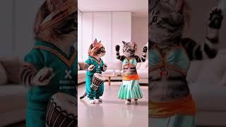 #cute cats dance