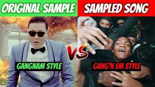 ORIGINAL SAMPLE vs SAMPLED RAP SONGS! *2022*