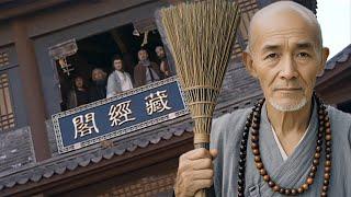 Kung Fu Movie!The 5 top masters with superb skills can't match the old monk of the Sutra Repository!