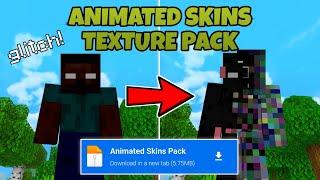 ANIMATED SKINS TEXTURE PACK | MCBE 1.21+