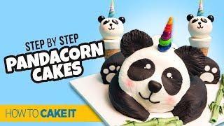 How To Make A Pandacorn CAKE & CAKEPOPS! By Cheryl & Cynthia | How To Cake It Step By Step