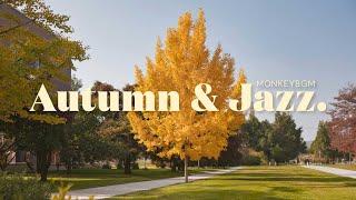 [Playlist] Autumn in the Park with Relaxing Jazz MusicInstrumental Background Music𝐀𝐮𝐭𝐮𝐦𝐧 𝐉𝐚𝐳𝐳