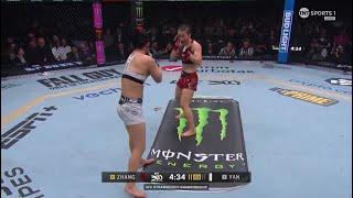 UFC 300 weili zhang vs yan xiaonan full fight