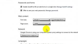 Google Chrome | Change font and font size