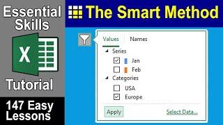 5-10: Apply an Excel Chart Filter