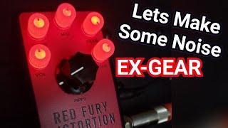 EX-GEAR..Red Fury Distortion Pedal..Overview/Sound