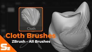 Cloth Brushes: ZBrush All Brushes