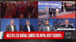 CUMBRE DEL G20: MILEI Y LULA FIRMARON UN ACUERDO PARA VENDER EL GAS DE VACA MUERTA