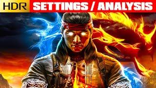 Mortal Kombat 1 - HDR Settings & Analysis for PS5 - Great HDR - Almost  No Black Level Raise