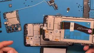 Samsung a02s a025g screen replacement and disassembly