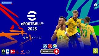 eFootball PES 2025 PPSSPP 600MB New Kits & Transfers Updated 24/25 Tattoos Added 4K Best Graphics HD